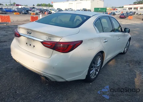 2023 Infiniti Q50 Luxe z USA, uszkodzony, nr VIN JN1EV7BP6PM512345
